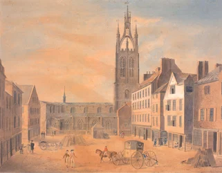 Vista norte de la Iglesia de San Nicolás